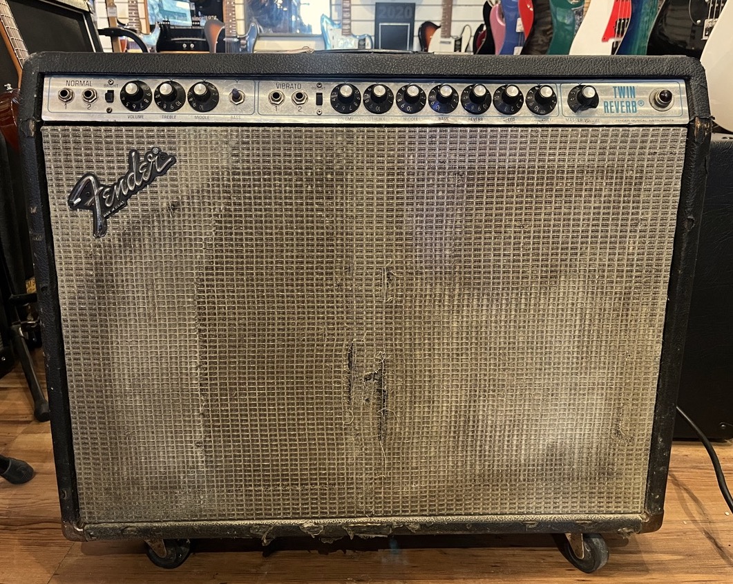 USED Fender 1978 Twin Amplifier with '65 Mod