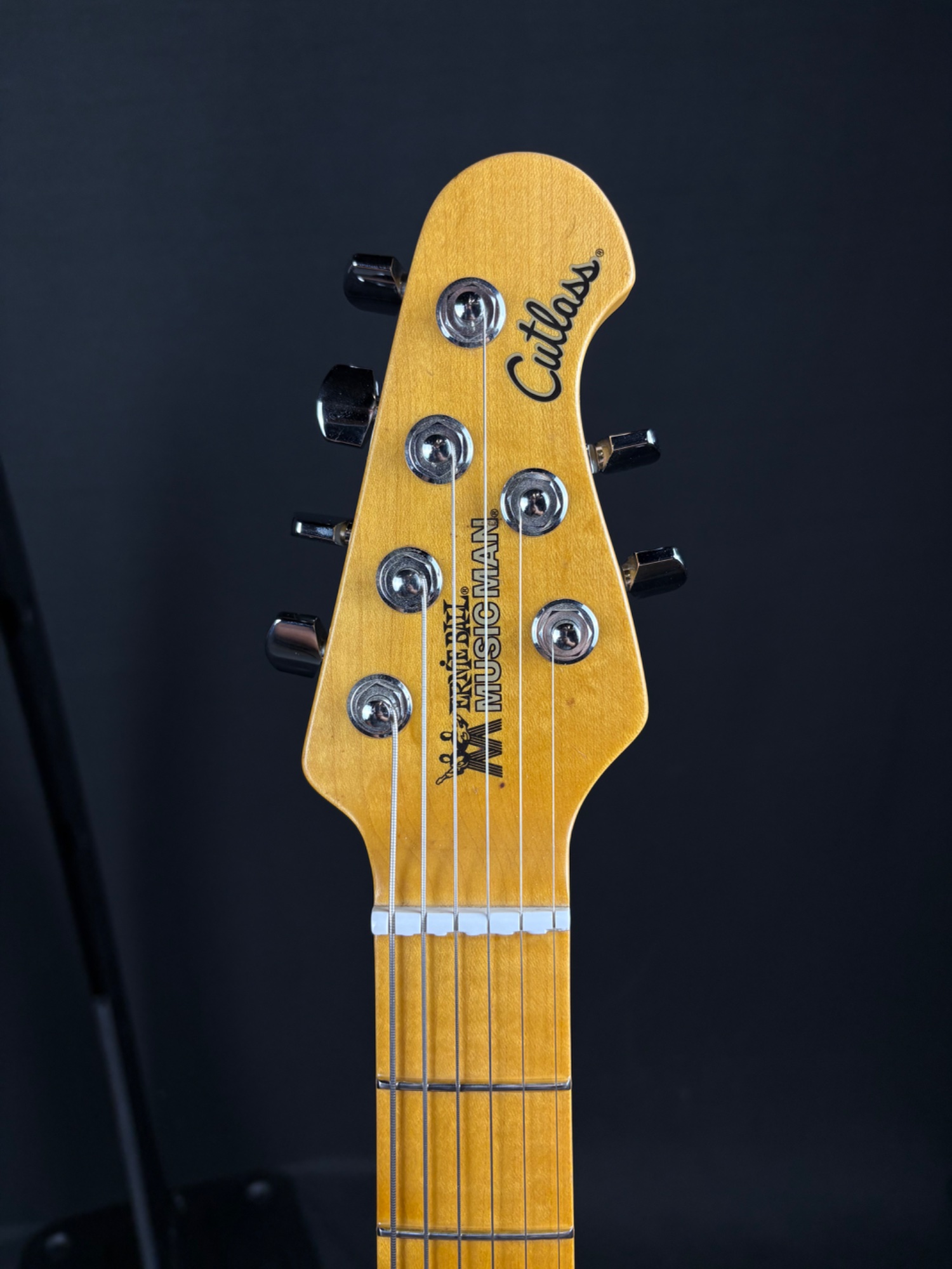 Ernie Ball USED Ernie Ball Music Man 2016 Cutlass Ivory w/OHSC - Used