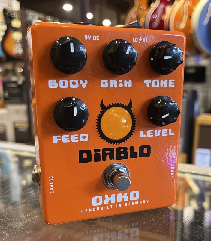 USED OKKO Diablo Overdrive Distortion Pedal w/box