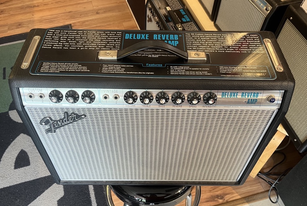 Fender USED Fender '68 Custom Deluxe Reverb Amp w/FTSW - CONSIGNMENT - Used