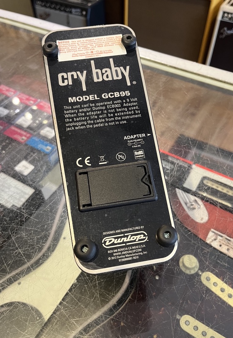 Dunlop USED Dunlop GCB-95 Crybaby Wah Pedal w/Box - Used