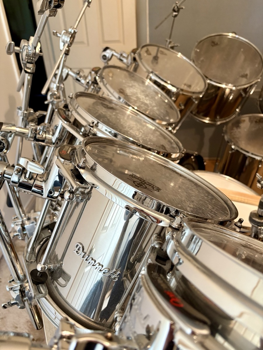 Misc USED Ronn Dunnett Classic Drums 14 Piece Custom Stainless Steel Kit -CONSIGNMENT - Used