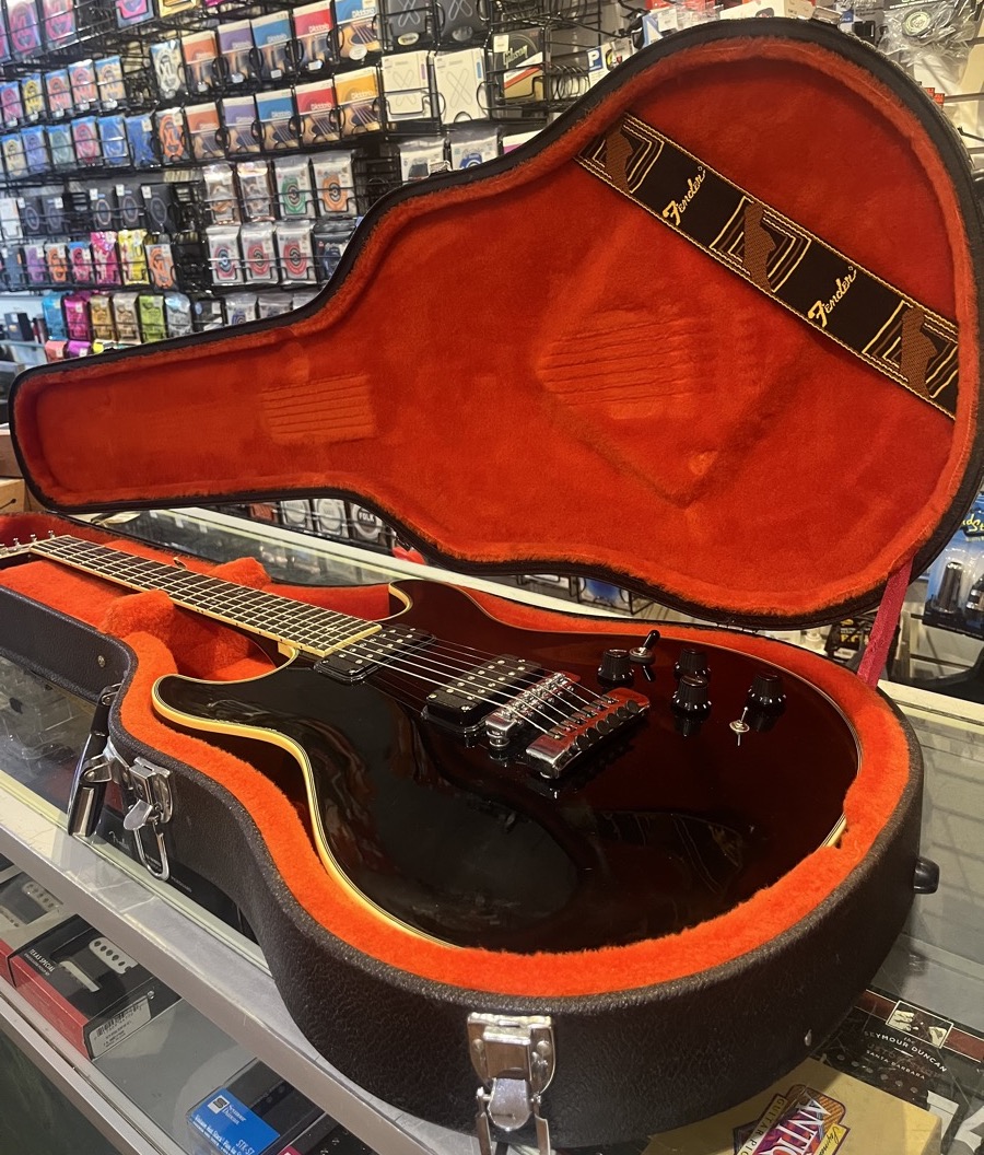 Fender USED Fender Esprit Elite Electric Guitar circa 1984 Black w/OHSC - Used