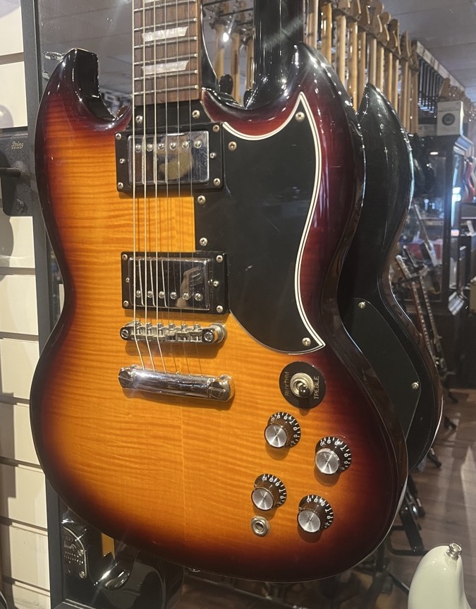 Epiphone USED Epiphone 2004 SG G-400 Deluxe Flame Top - Used