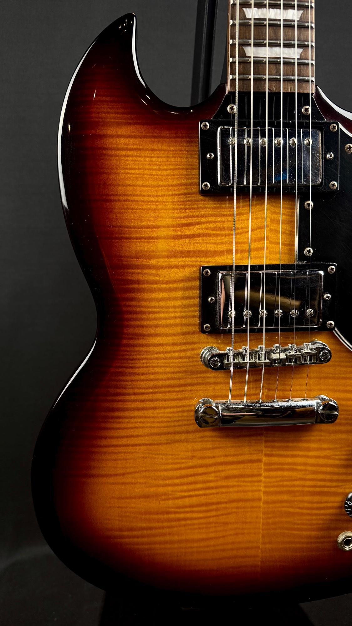 Epiphone USED Epiphone 2004 SG G-400 Deluxe Flame Top - Used