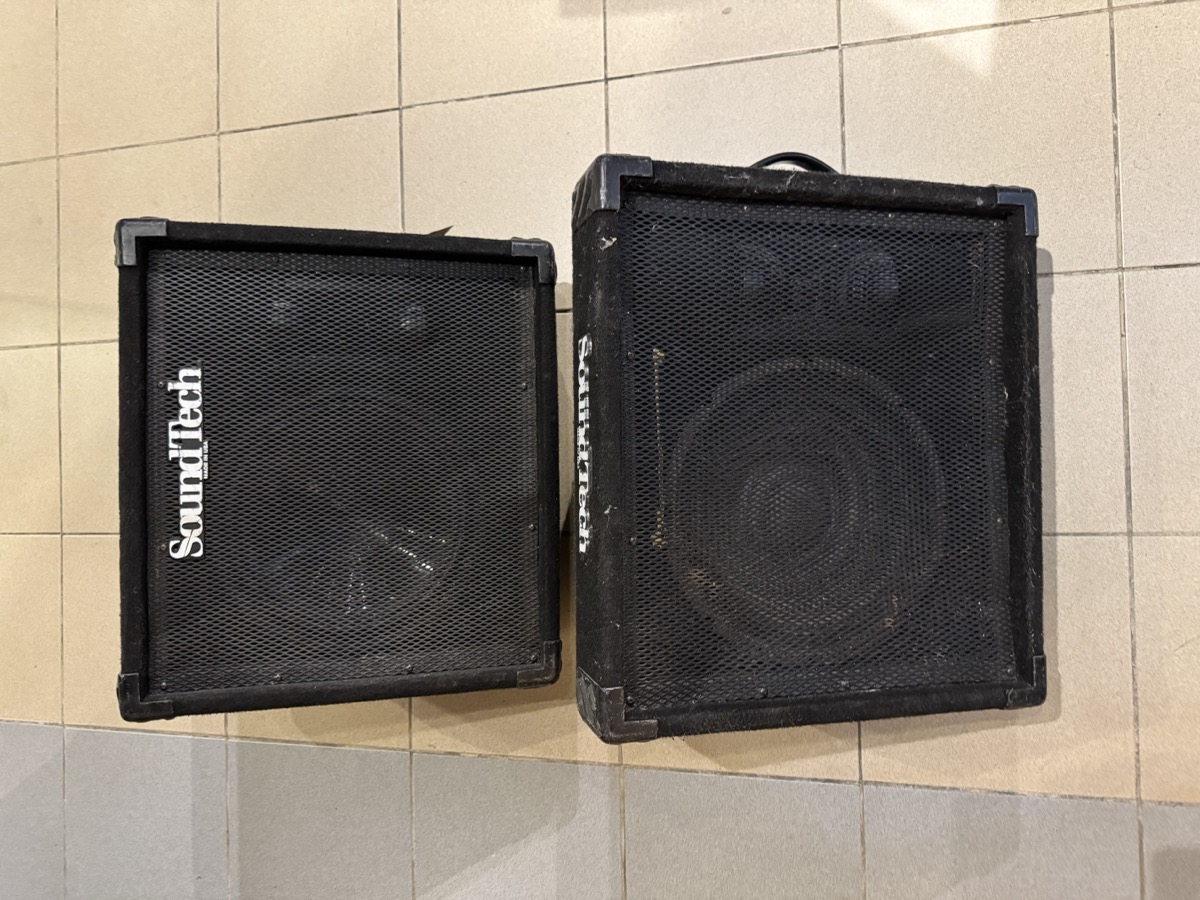 Misc USED Soundtech SM2 Passive Floor Wedge Monitor 1x12, Pair - Used