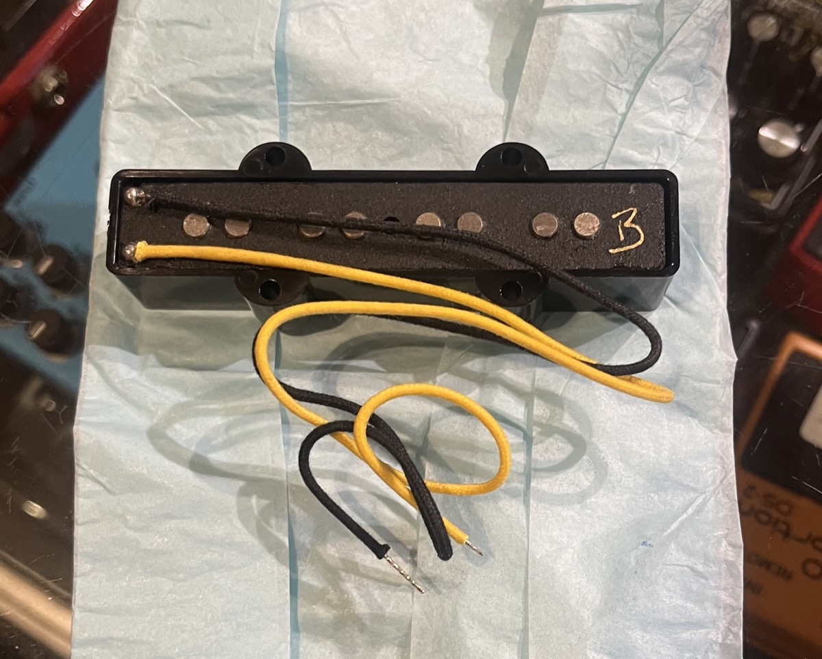 Misc USED Monty's Retro Wind Jazz Bridge Bass pickup - Used