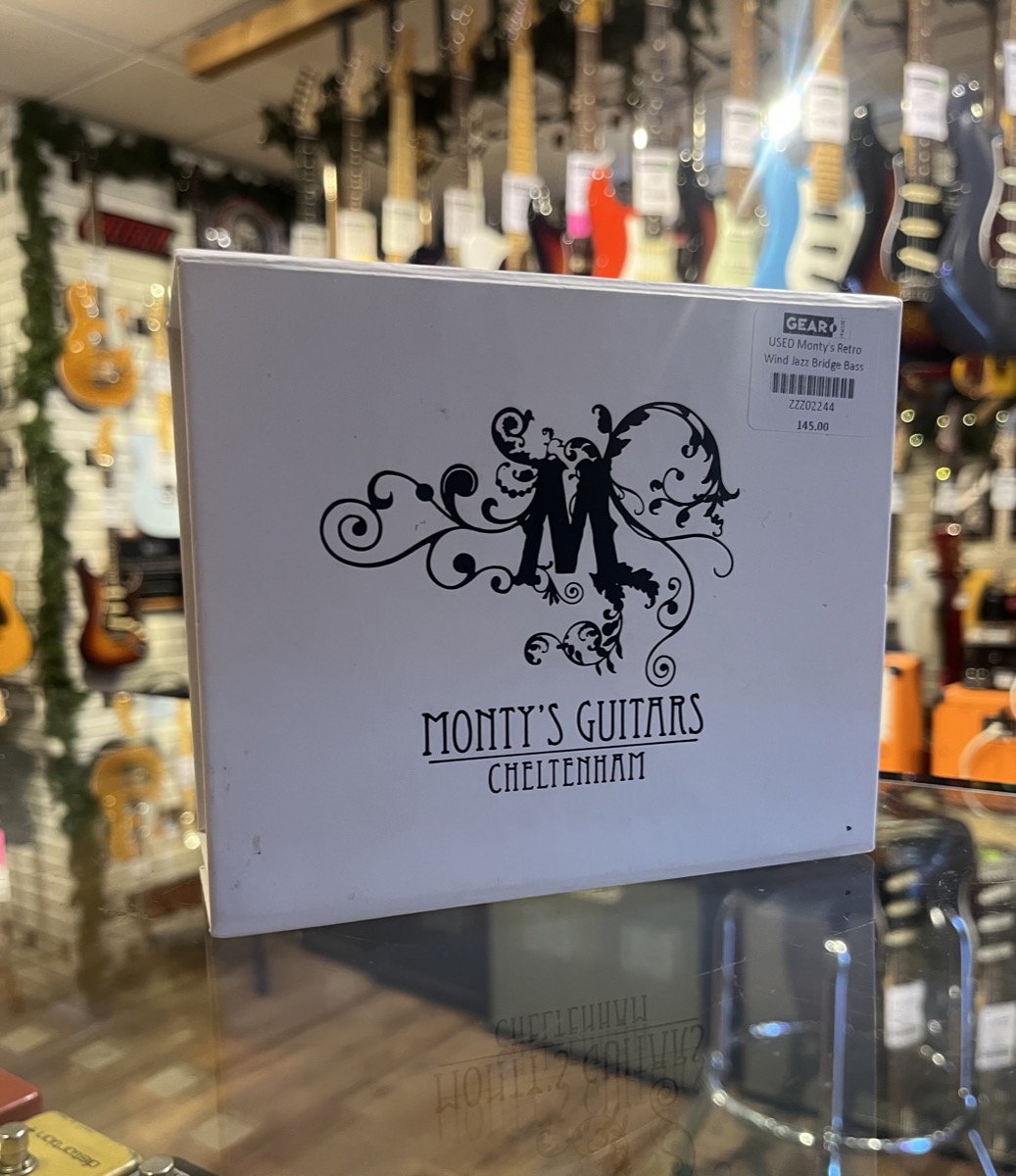 Misc USED Monty's Retro Wind Jazz Bridge Bass pickup - Used