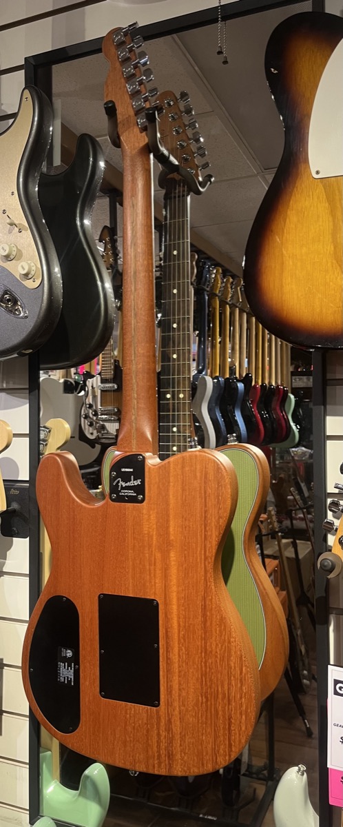 Fender USED Fender 2019 American Acoustasonic Tele Surf Green w/bag - CONSIGNMENT - Used