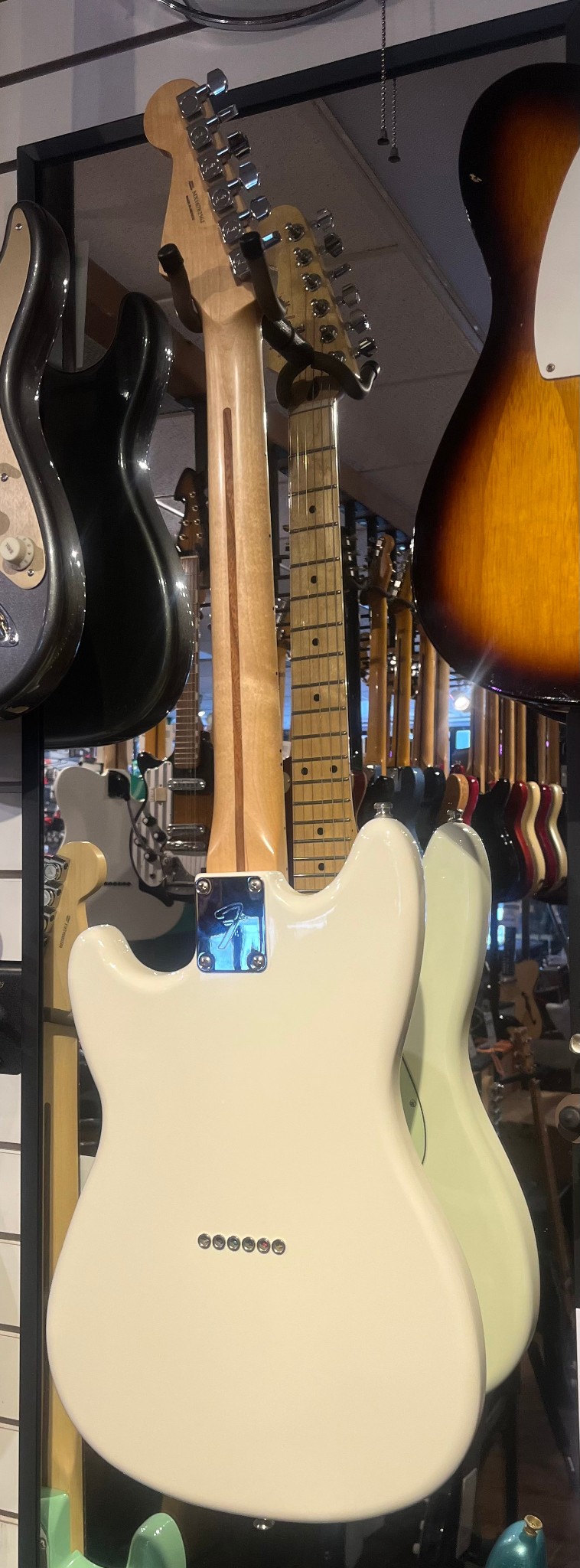 Fender USED Fender 2016 Duo Sonic Player Series Olympic White - Used