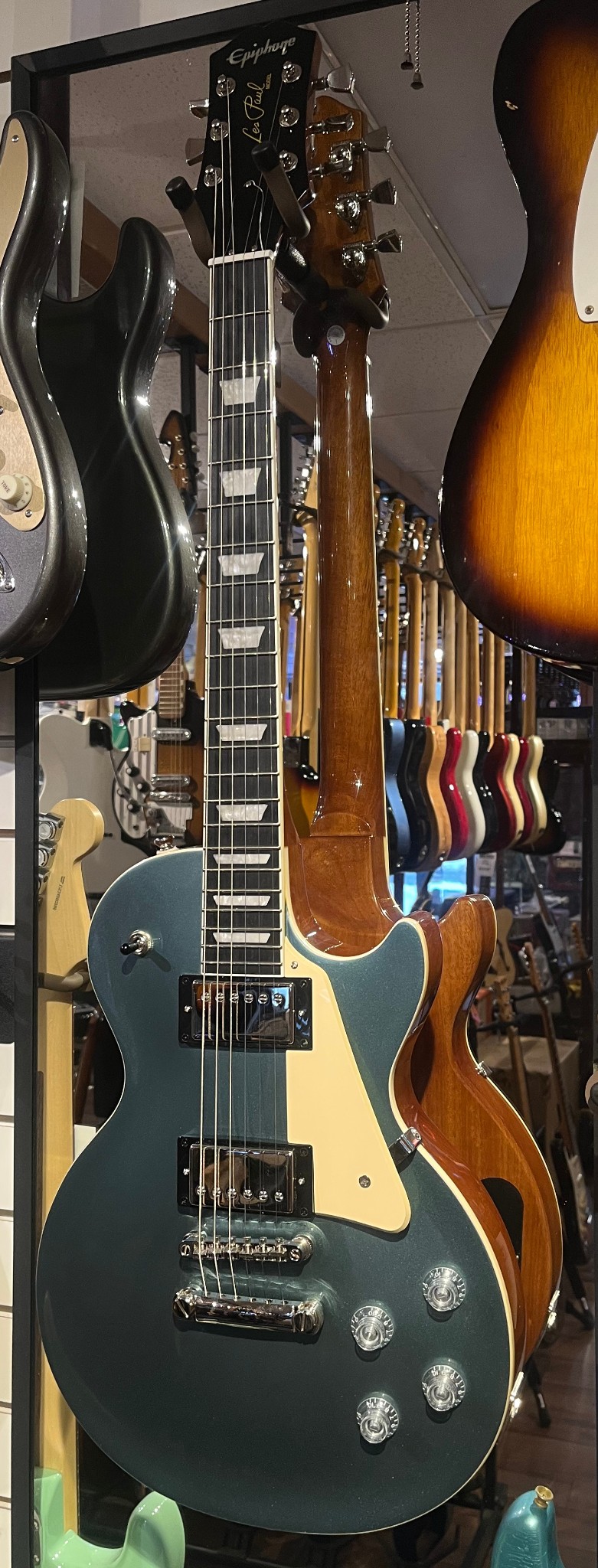 USED Epiphone Modern Les Paul Faded Pelham Blue