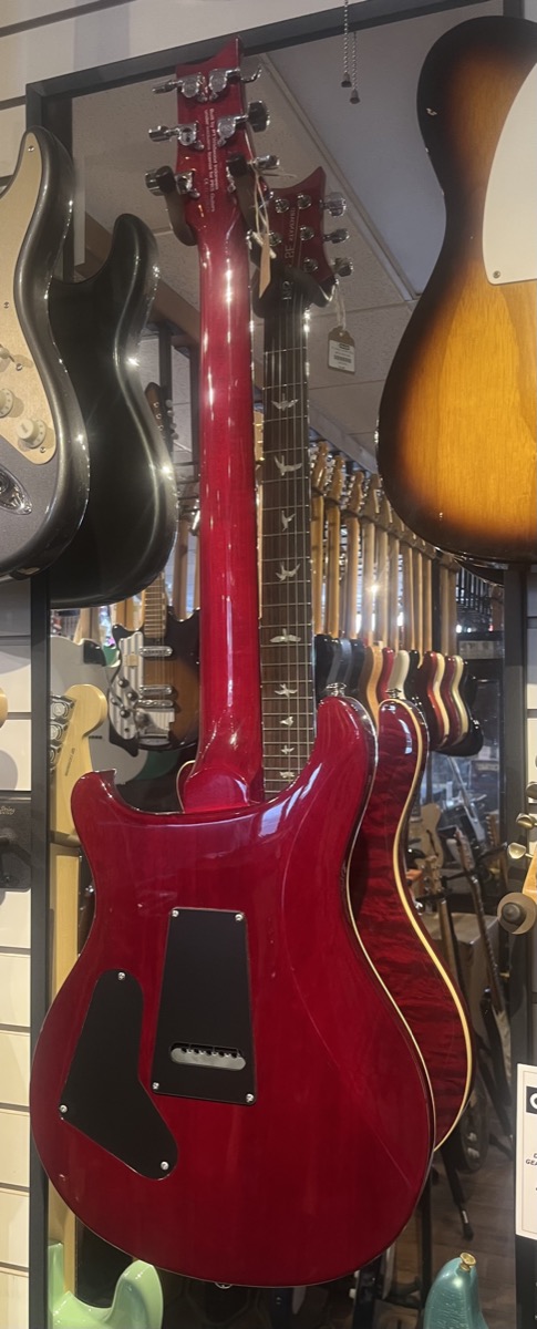 PRS USED PRS SE Custom 24 Red Quilt w/Bag - Used