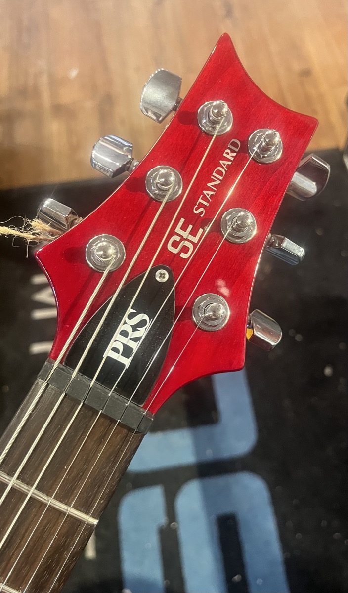 PRS USED PRS SE Custom 24 Red Quilt w/Bag - Used