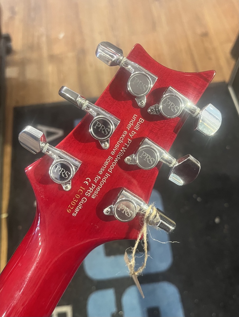 PRS USED PRS SE Custom 24 Red Quilt w/Bag - Used