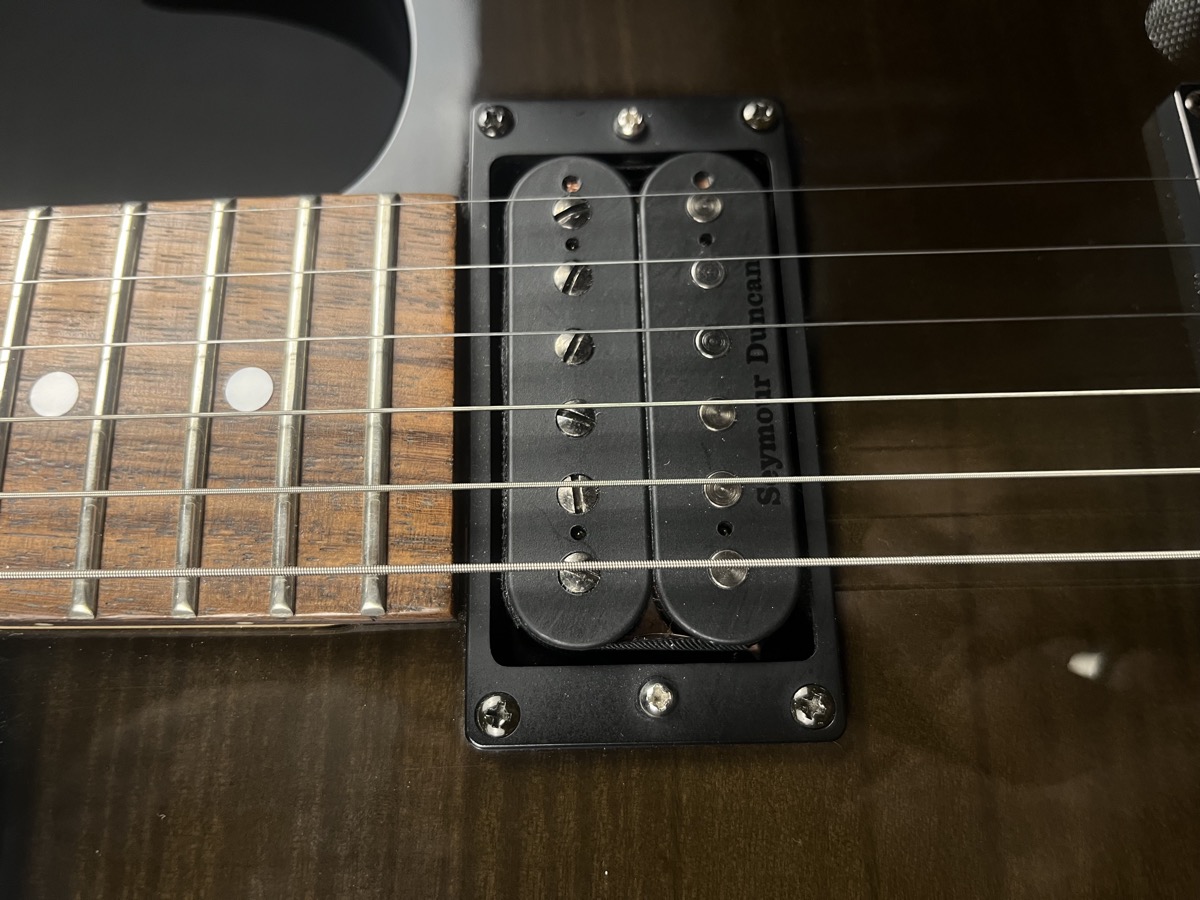 Jackson USED Jackson JS Reverse Dinky Transparent Black Flame Top - CONSIGNMENT - Used