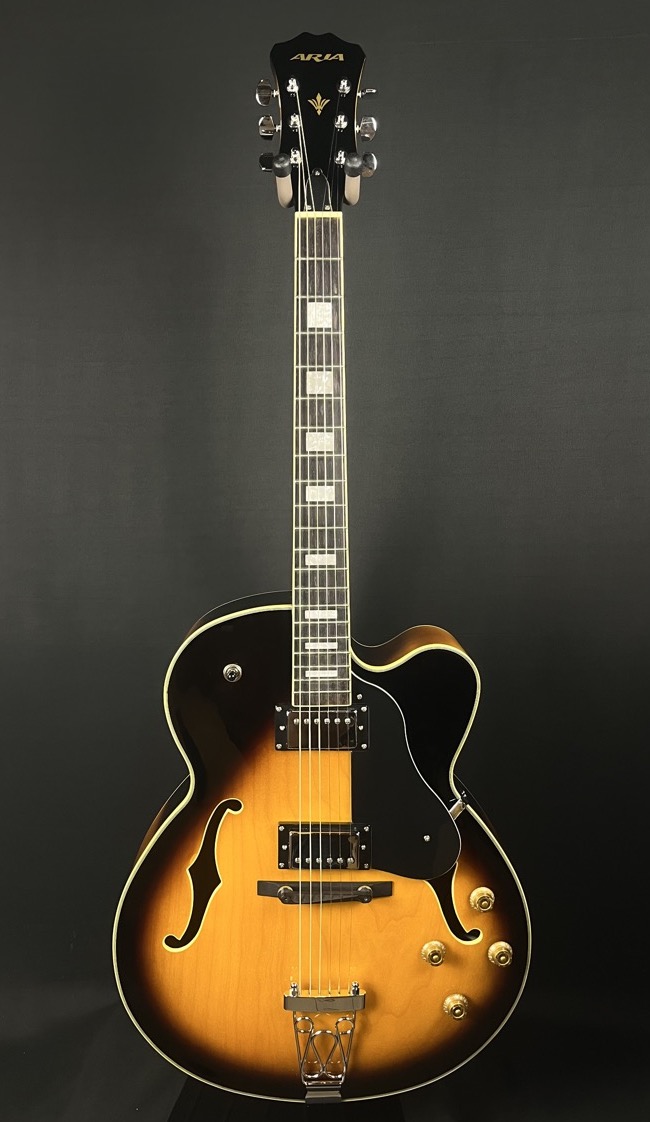 USED Aria FA65 Hollowbody Guitar w/bag