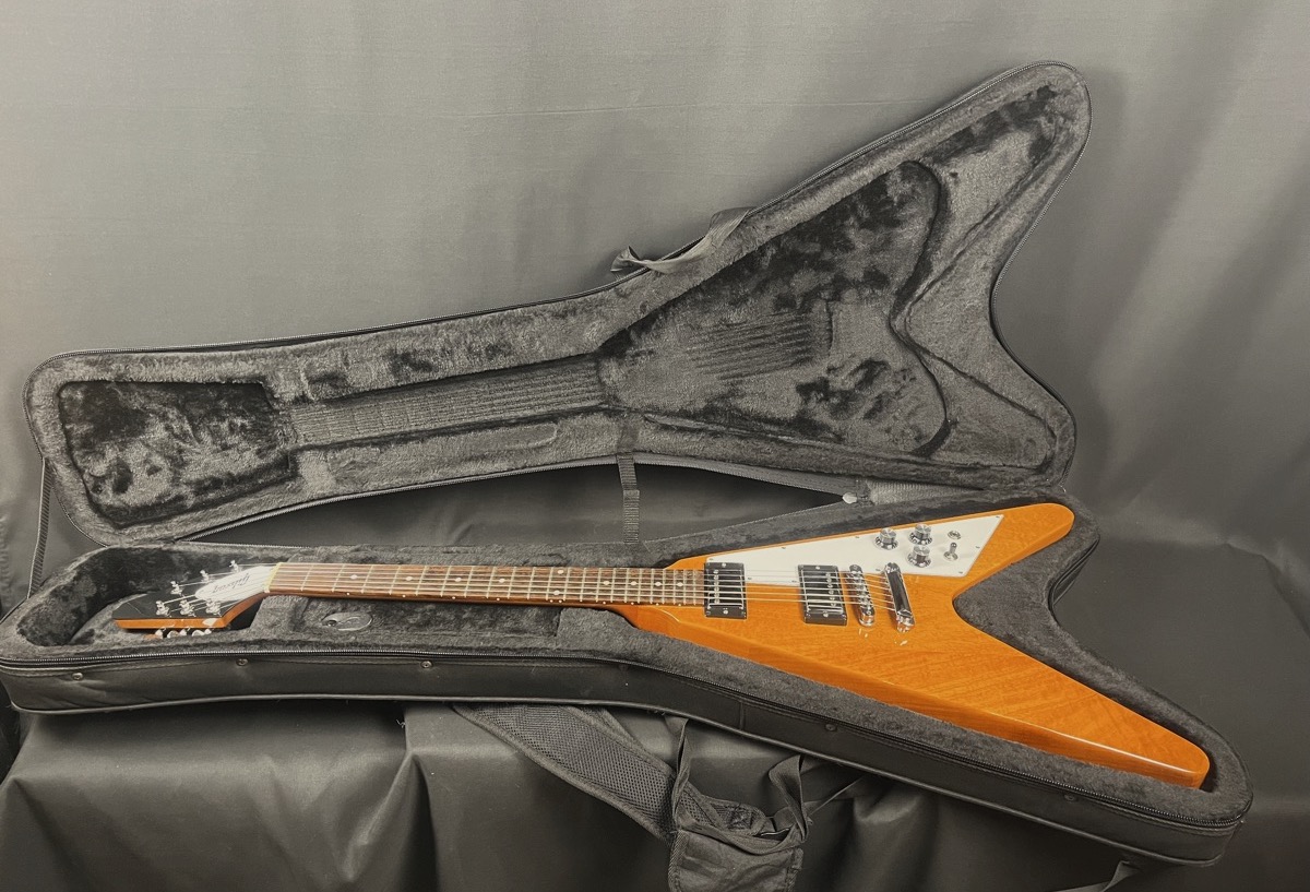 Gibson USED Gibson 2019 Flying V Antique Natural w/SKB case - CONSIGNMENT - Used