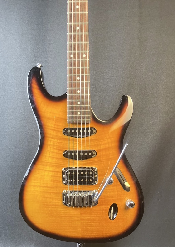 Ibanez USED Ibanez 2012 SA160FM SA Series Brown Burst Electric Guitar - Used