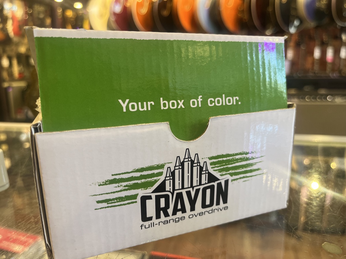 Electro Harmonix USED Electro Harmonix Crayon Full Range Overdrive Pedal w/Box - Used