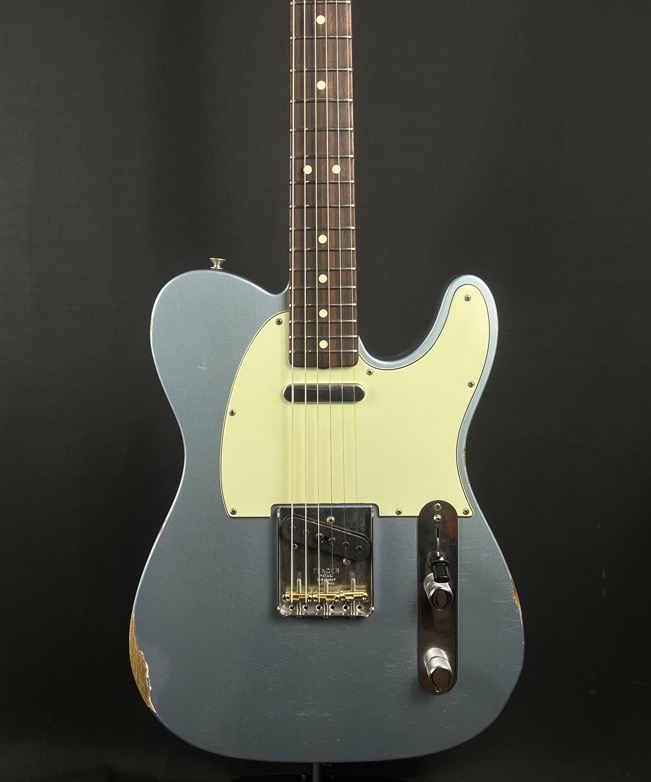 Fender Custom Shop USED Fender 2015 Custom Shop '63 Telecaster Relic Ice Blue Metallic w/OHSC - Used
