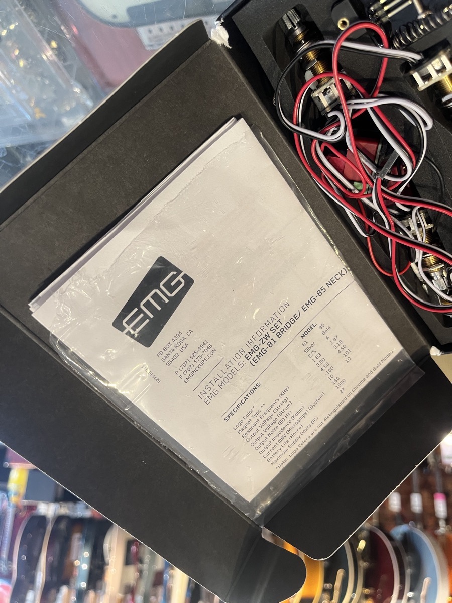 EMG USED EMG Zakk Wylde Signature Humbucker Set Long Shaft w/box - Used