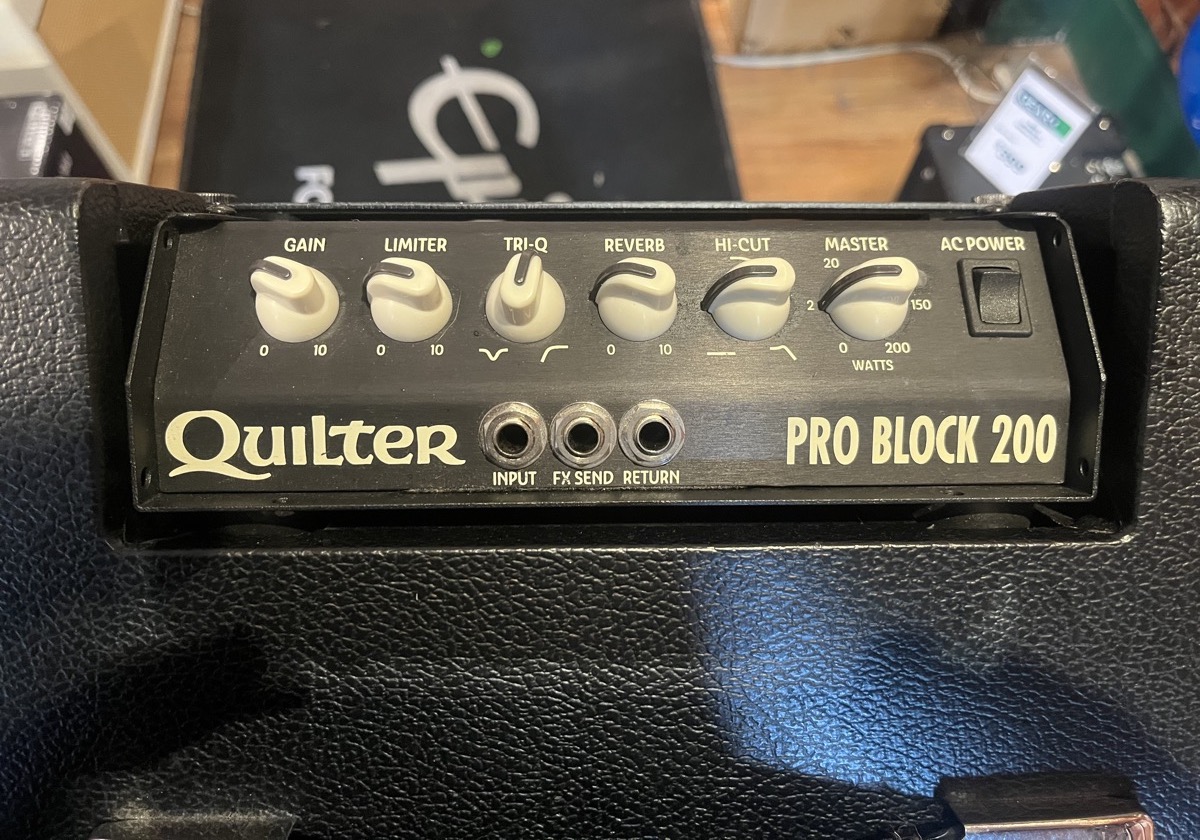 Quilter Amps USED Quilter Pro Block 200 w/Blockdock 1x12 Cabinet and cover - CONSIGNMENT - Used