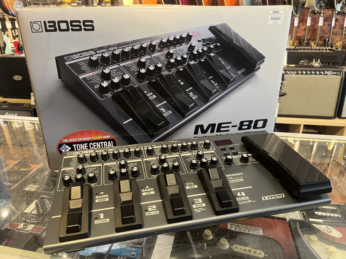 USED BOSS ME-80 Multi Effects Pedal w/Box