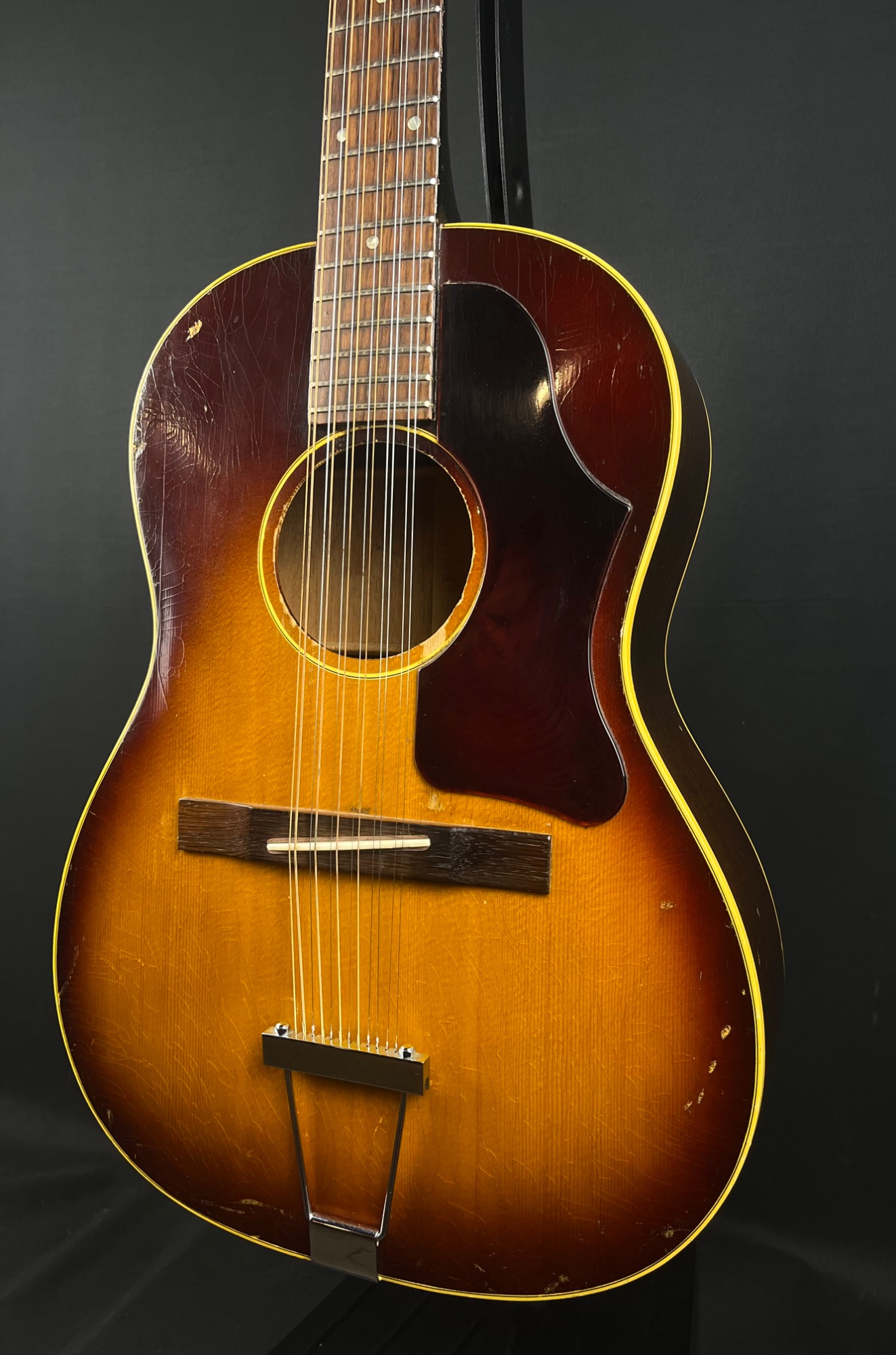 Gibson USED Gibson 1960s B25-12 Acoustic, Hardshell Case - Used