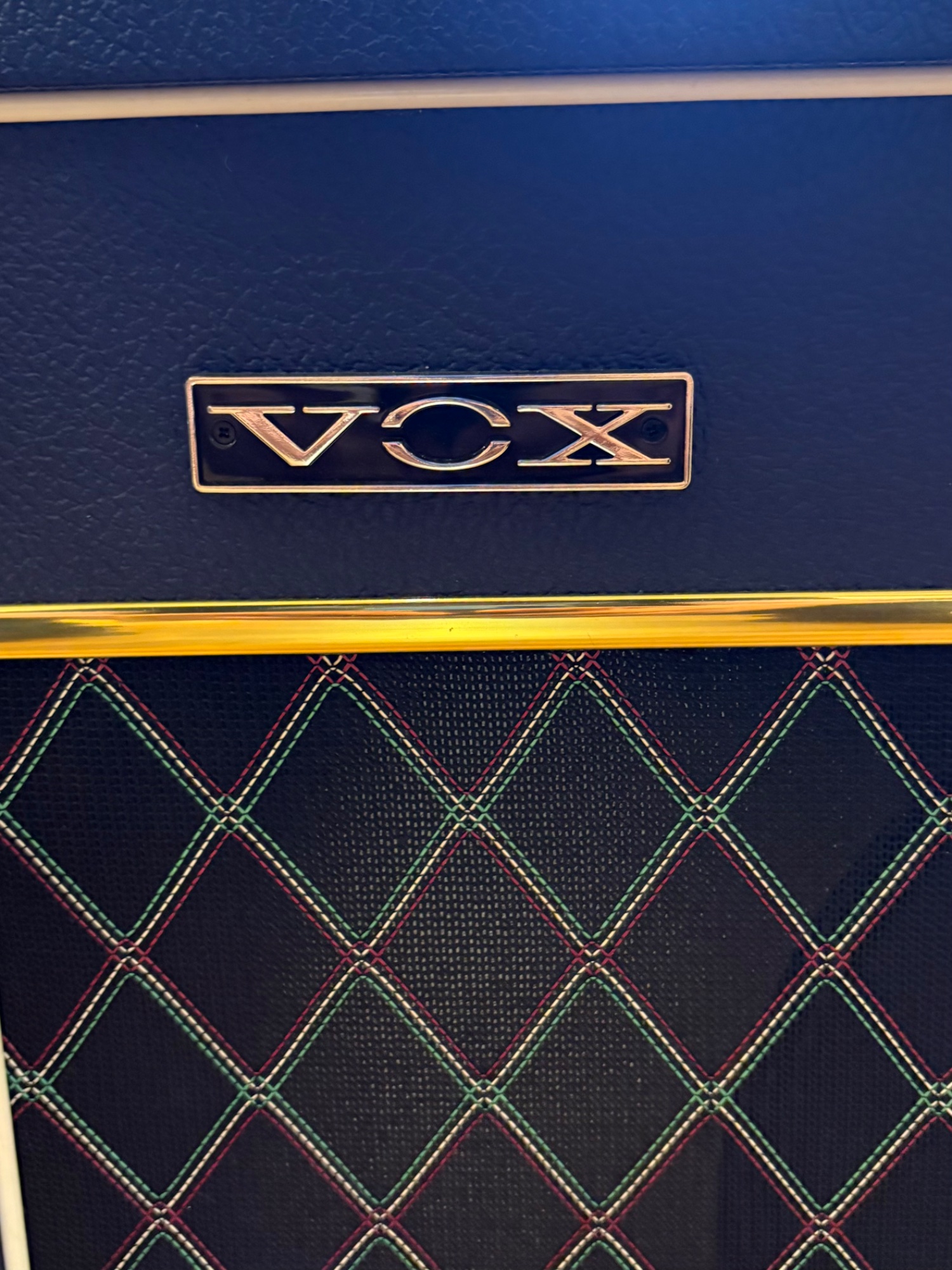 Vox USED Vox AC15 Combo 12" Speaker Limited Edition In Two Tone Blue Cream, G12M - Used
